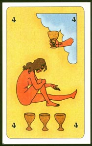 Kelken Vier (Mystery Of Egypt-deck)