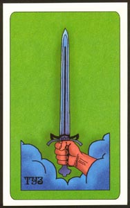 Zwaarden Aas (Mystery Of Egypt-deck)