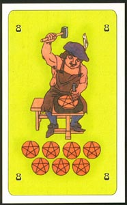 Pentakels Acht (Mystery Of Egypt-deck)