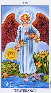 Matigheid (Radiant Rider-Waite-deck)