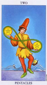 Pentakels Twee (Radiant Rider-Waite-deck)