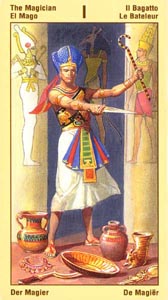 De Magier (Ramses Tarot Of Eternity-deck)