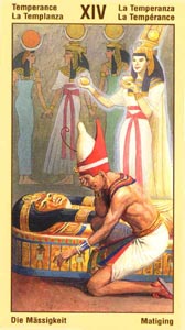 Matigheid (Ramses Tarot Of Eternity-deck)