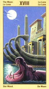 De Maan (Ramses Tarot Of Eternity-deck)