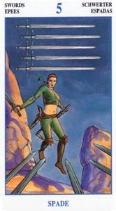 Zwaarden Vijf (Secret-deck)