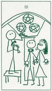 Pentakels Drie (Stick Figure-deck)