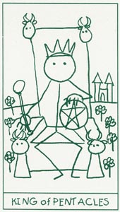 Koning van Pentakels (Stick Figure-deck)