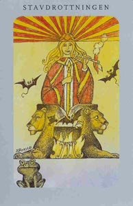Koningin van Staven (Swedish Witch-deck)