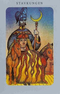 Koning van Staven (Swedish Witch-deck)