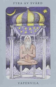 Zwaarden Vier (Swedish Witch-deck)
