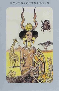 Koningin van Pentakels (Swedish Witch-deck)