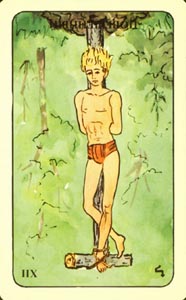 De Gehangene (Tarot 93-deck)