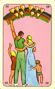 Kelken Tien (Tarot 93-deck)