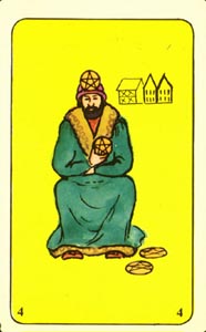 Pentakels Vier (Tarot 93-deck)
