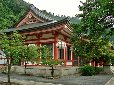 Een tempel op de berg Kurama
